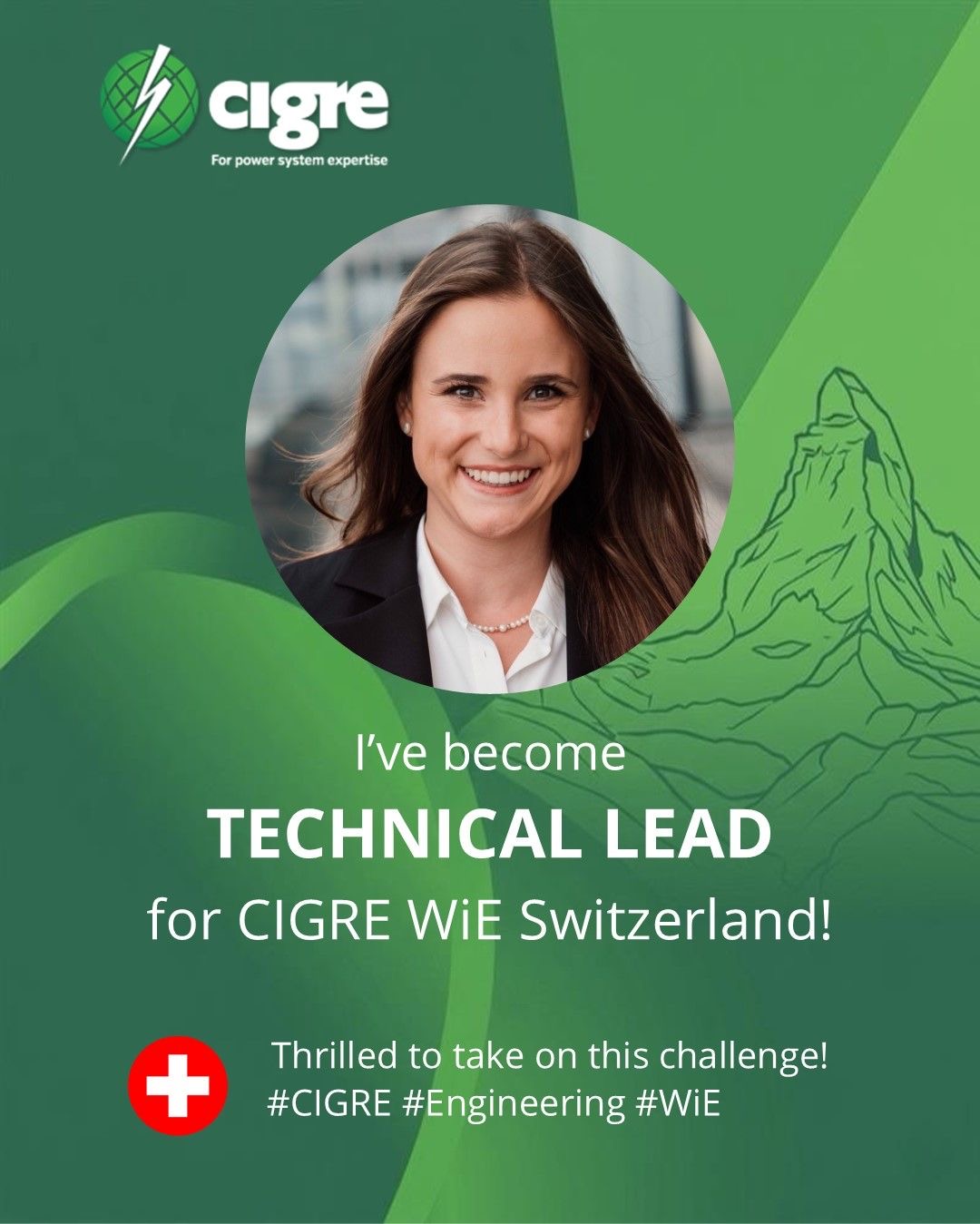Technical Chair Appointment — CIGRE WiE — Zurich